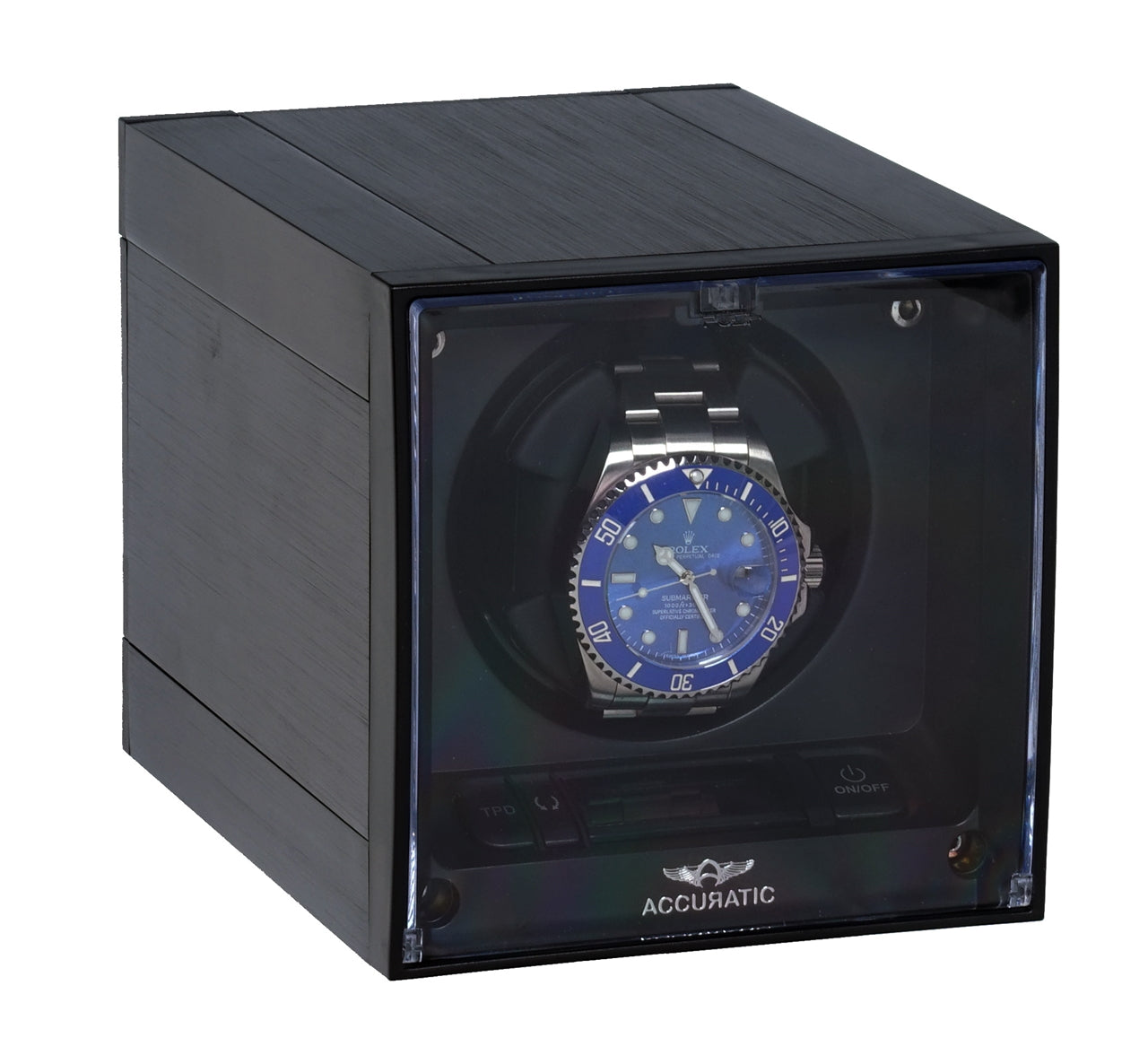 Cubic Expandable Modular Watch Winder with 14 Different TPD Settings