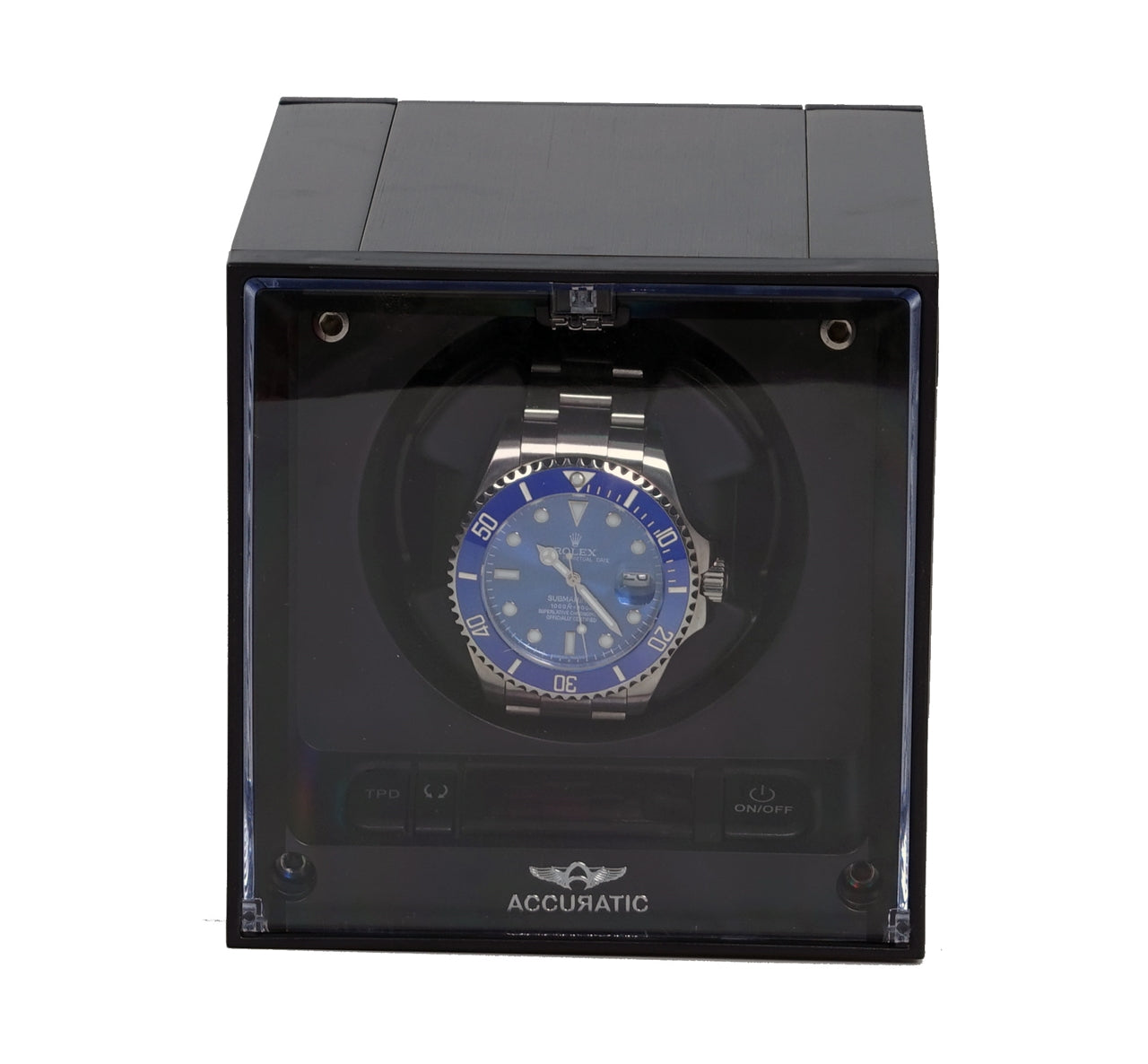 Cubic Expandable Modular Watch Winder with 14 Different TPD Settings